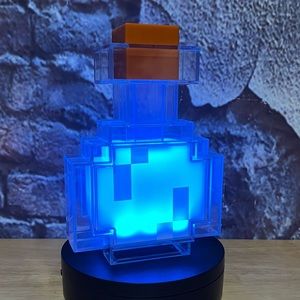 Minecraft Potion Bottle 8 Color Changing LED Night Light Mojang